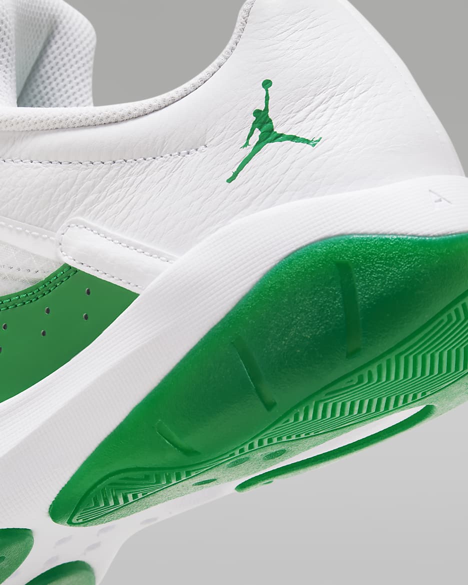 Green and orange jordan 11 sales